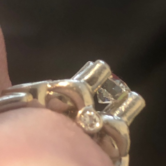 Verragio Platinum EGL cert Diamond Engagement Ring - Picture 16 of 16